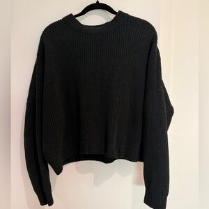 Abercrombie & Fitch Black Crew Neck Sweater